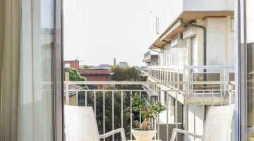 Privater Balkon im Standard-Doppelzimmer