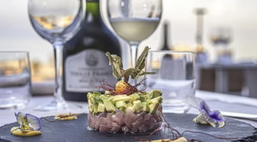 Dettaglio di piatto servito al ristorante