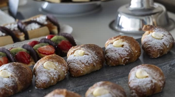 Dettaglio del buffet della colazione