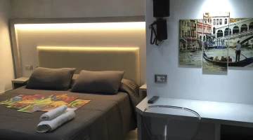 Chambre double avec bureau