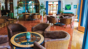 Espace commun avec canapés