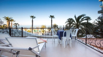 Terrasse meublée d'une chambre supérieure Panramica