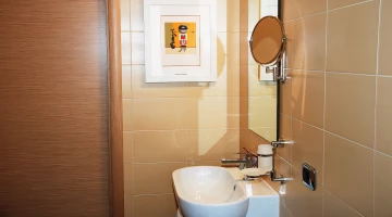 Salle de bain d&#39;une chambre Deluxe