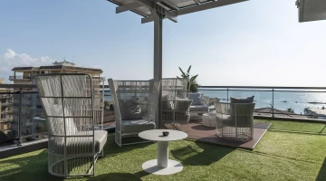 Panoramic terrace of the Spa 