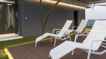 Solarium area of the Spa