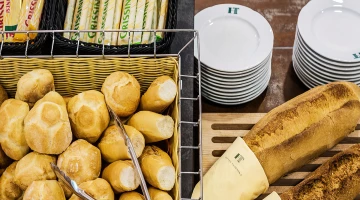 Bread selection buffet
