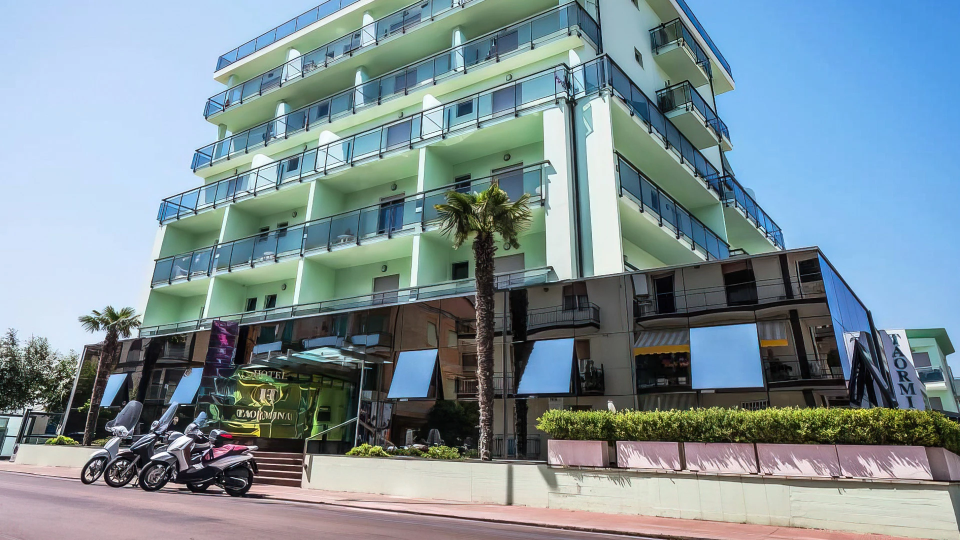 Exterior of the structure