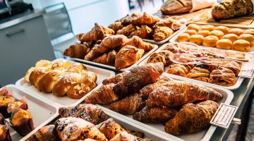 Breakfast with sweet foods