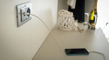 USB sockets in the room