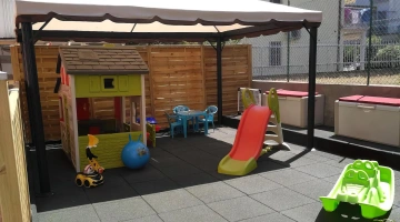 Outdoor children's play area