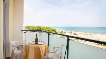 Balcon avec vue mer