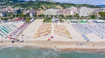 Hôtel avec plage privée devant