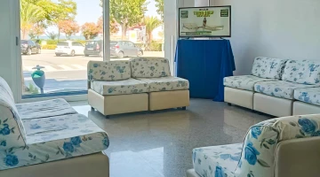 Salotto comune con TV