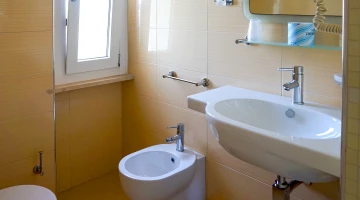 Bagno privato in camera
