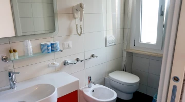 Servizi privati con phon a parete