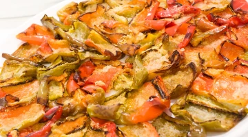Gratinated vegetables