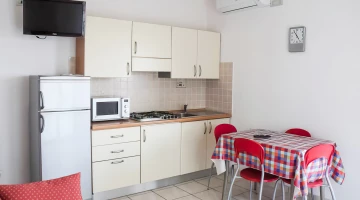 Apartment with kitchen