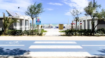 Beach access from the hotel