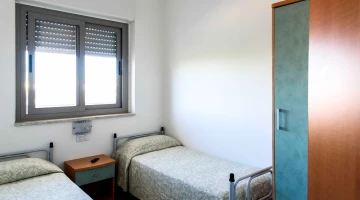 Room with two beds