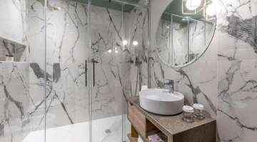 Begehbare Dusche