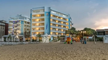 Struttura vista dalla spiaggia