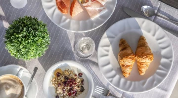 Selezione di prodotti a colazione