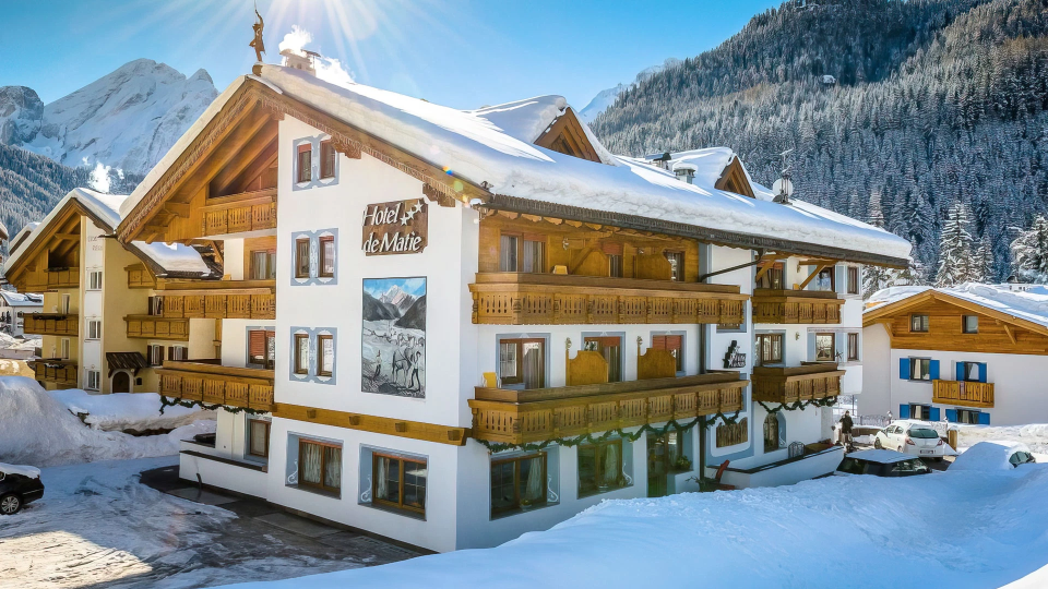 Hotel in winter
