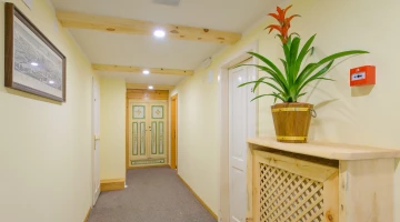 Detail of furniture in the corridor