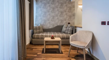 Wohnzimmer in der Junior Suite