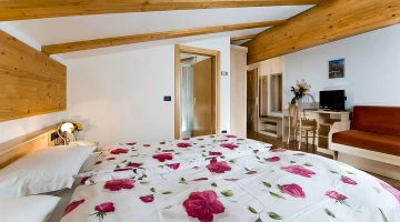 Chambre double avec TV