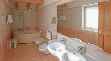 Salle de bain privée avec baignoire