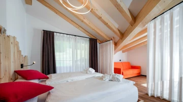 Junior Suite con zona notte e living