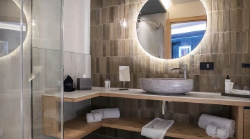 Bagno della Junior Suite Adolf Vallazza