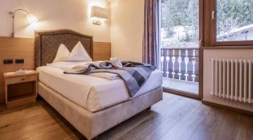 Camera singola con balcone privato
