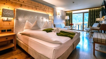 Junior suite con balcone arredato