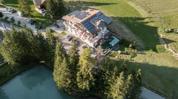 Aerial view of the structure