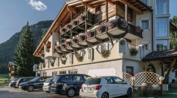 On-site parking area