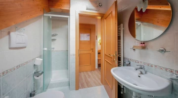 Salle de bain privée avec cabine de douche
