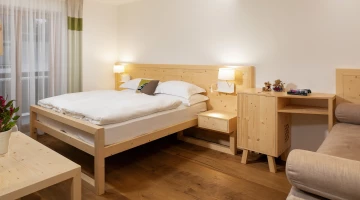 Detail of furnishings in a junior suite