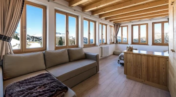 Coin salon dans la Suite Junior