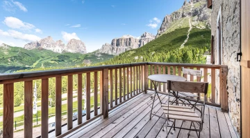 Balcon privé avec vue panoramique