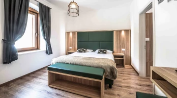 Chambre quadruple avec lits doubles