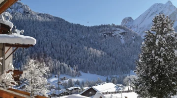 Blick vom Hotel