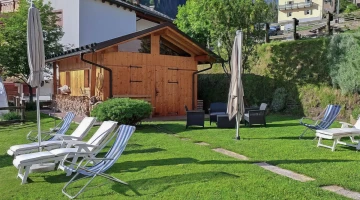 Solariumbereich im Garten