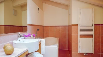 Private bathroom with bathtub