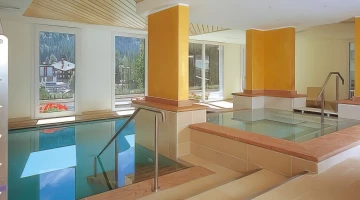 Wellness center swimming pool
