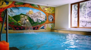 Piscine chauffée au spa