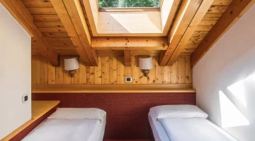 Double attic room