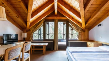Two bedroom attic apartment