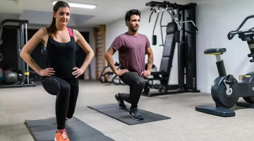 Gym with Technogym equipment